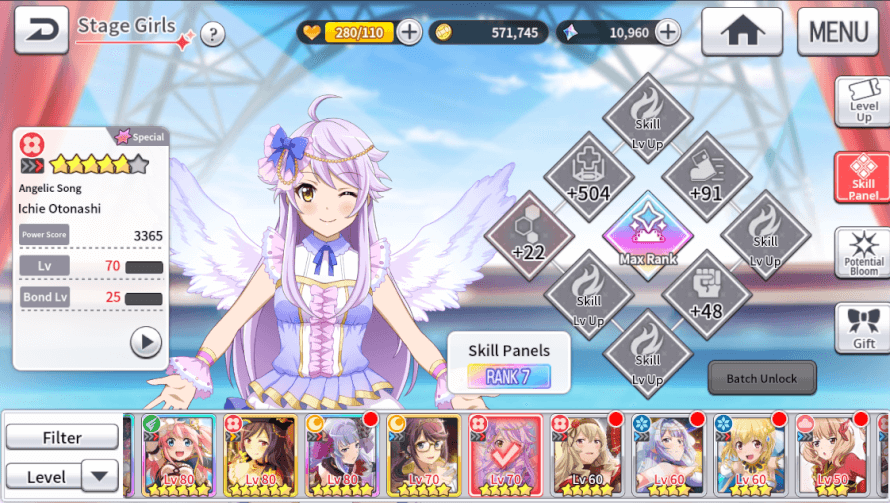 Angel Ichie Rank 7, now gimme the crystals I really need them ;o;