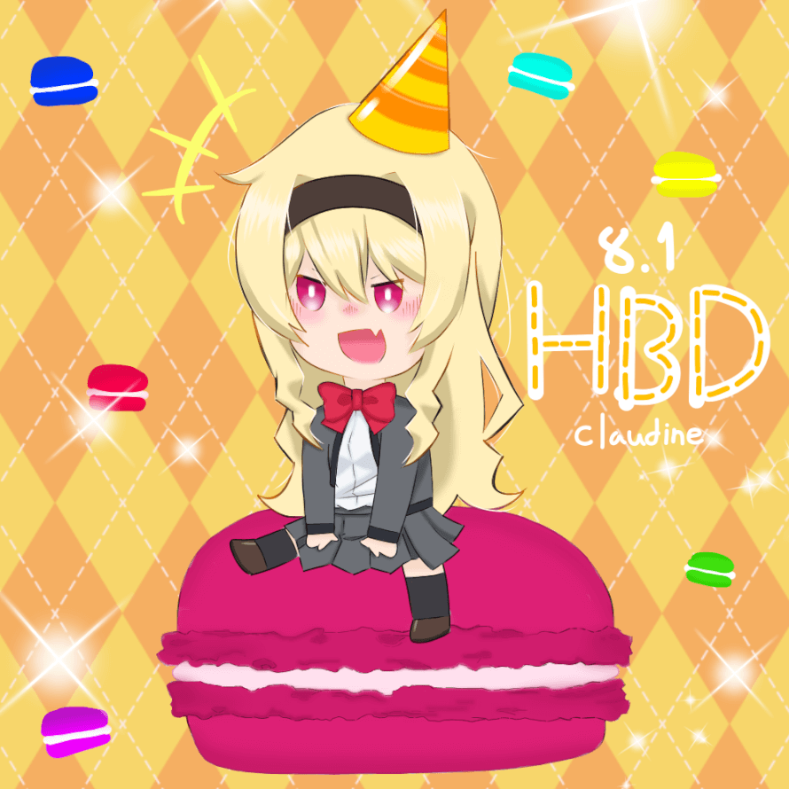       1/8/2019 HBD Saijo Claudine!

Sorry, I'm late.. Very late...     ; w; 7

Belated Happy...