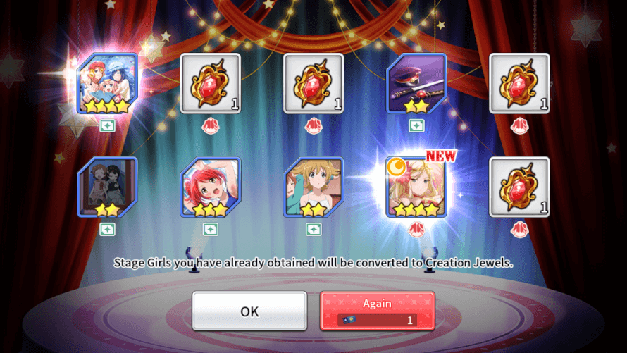 my latest 4  from ticket gacha. welcome home Benzaiten Fumi ^^