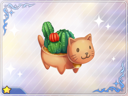 ★ Cactus in a Cat Pot