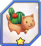 ★ Cactus in a Cat Pot -  Rank 1