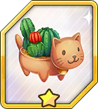 ★ Cactus in a Cat Pot -  Rank 4